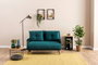 Atelier Del Sofa Cosmo Sofá-Cama de 2 Plazas Verde Petróleo